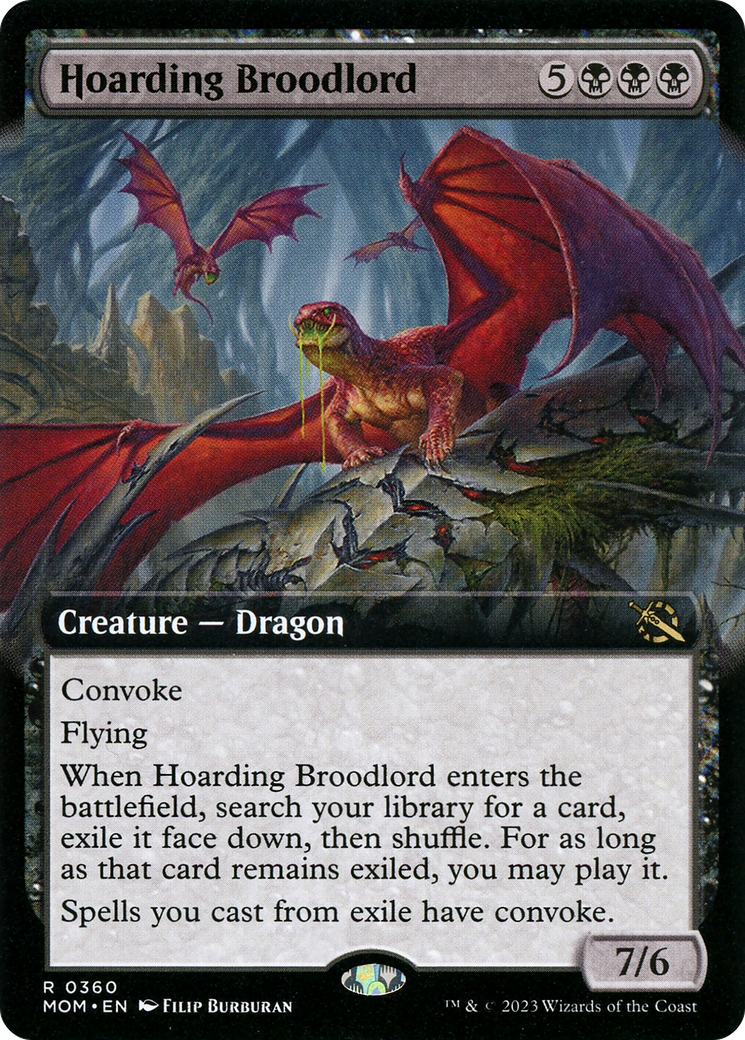 Hoarding Broodlord (Extended Art) [March of the Machine] | The Gaming-Verse