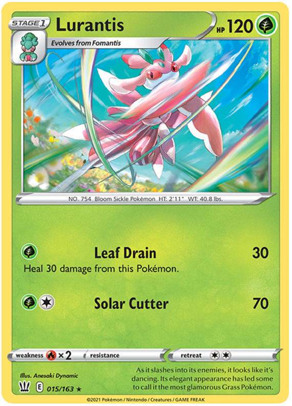 Lurantis (015/163) [Sword & Shield: Battle Styles] | The Gaming-Verse