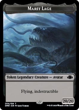 Elephant // Marit Lage Double-Sided Token [Dominaria Remastered Tokens] | The Gaming-Verse