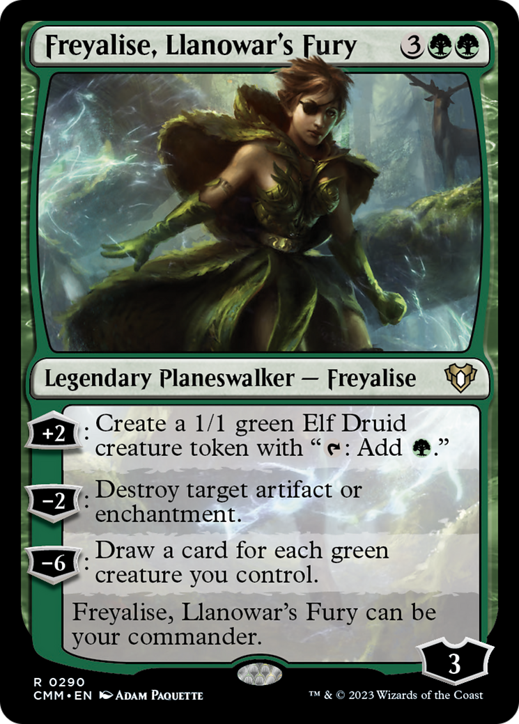 Freyalise, Llanowar's Fury [Commander Masters] | The Gaming-Verse