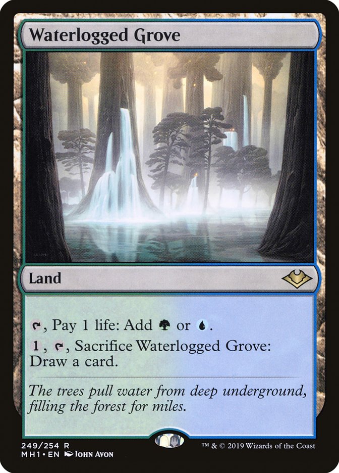 Waterlogged Grove [Modern Horizons] | The Gaming-Verse