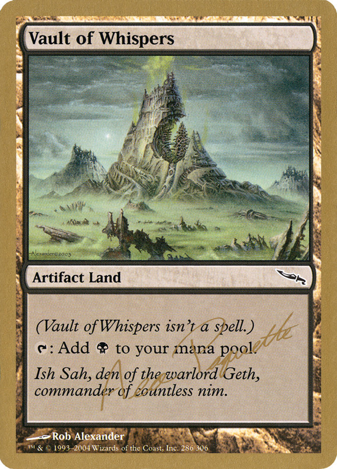 Vault of Whispers (Aeo Paquette) [World Championship Decks 2004] | The Gaming-Verse