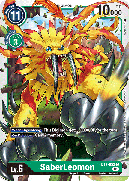 SaberLeomon [BT7-052] [Next Adventure] | The Gaming-Verse