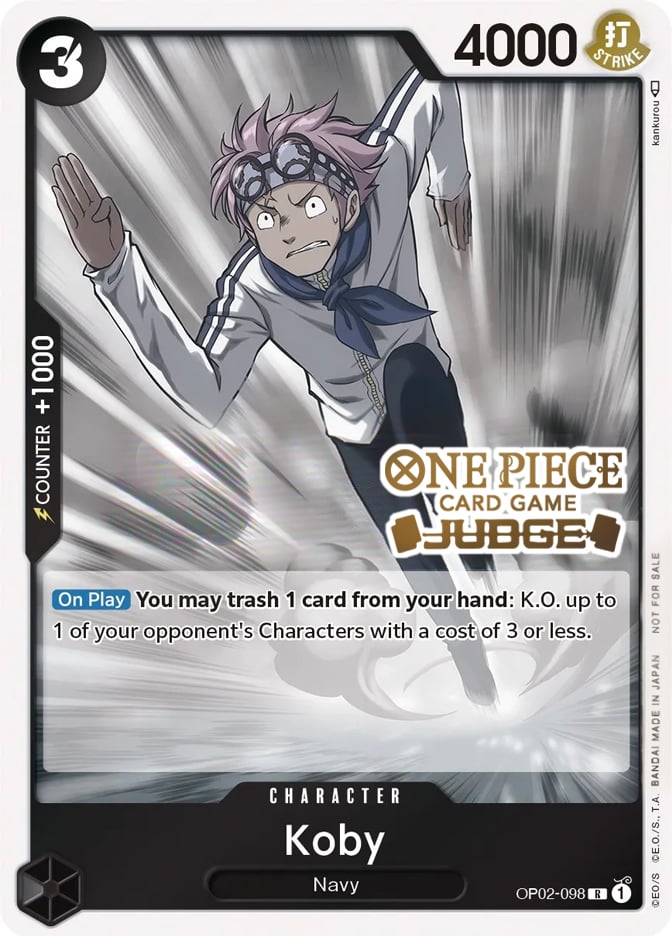 Koby (Judge) [One Piece Promotion Cards] | The Gaming-Verse