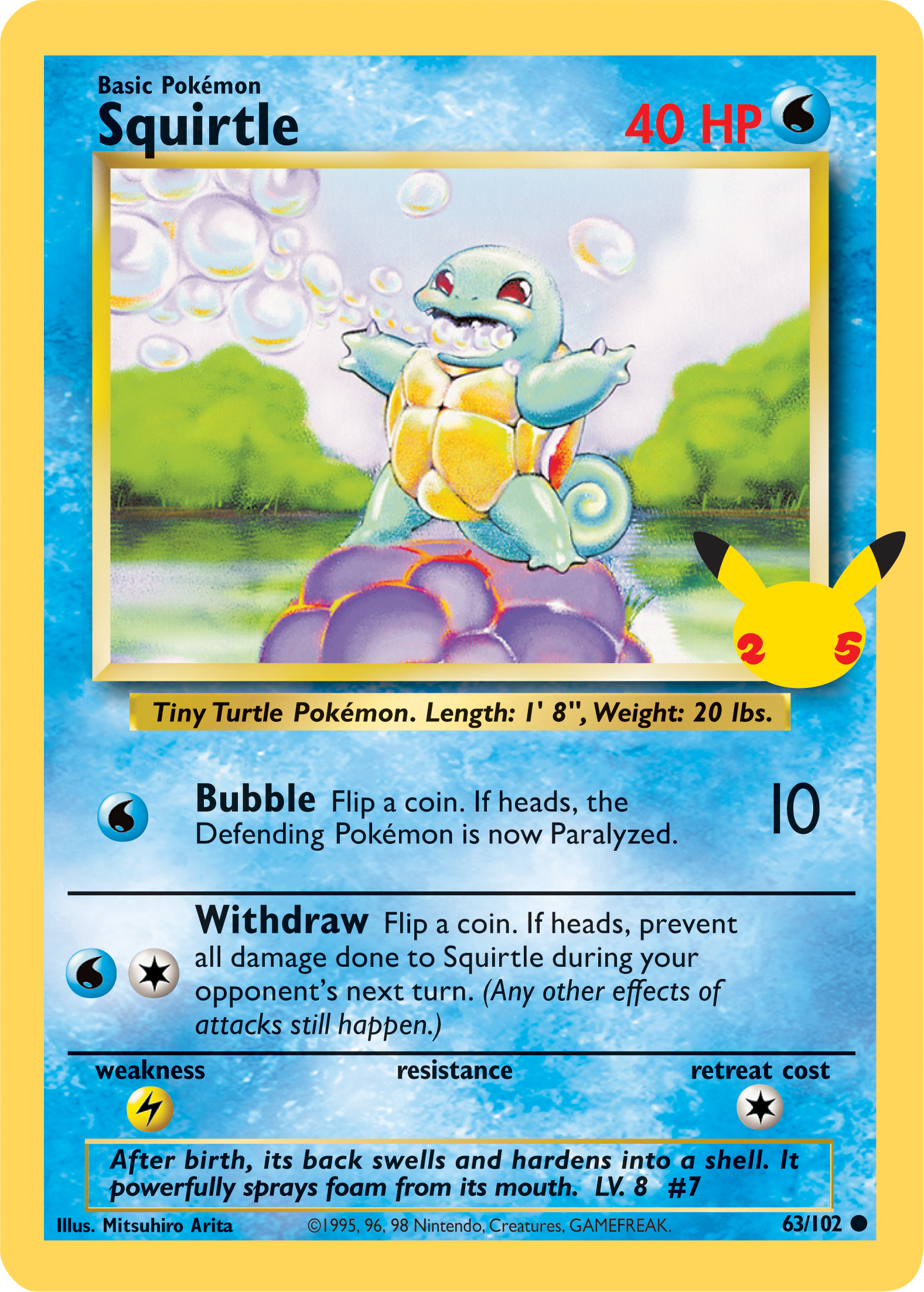 Squirtle (63/102) (Jumbo Card) [First Partner Pack] | The Gaming-Verse