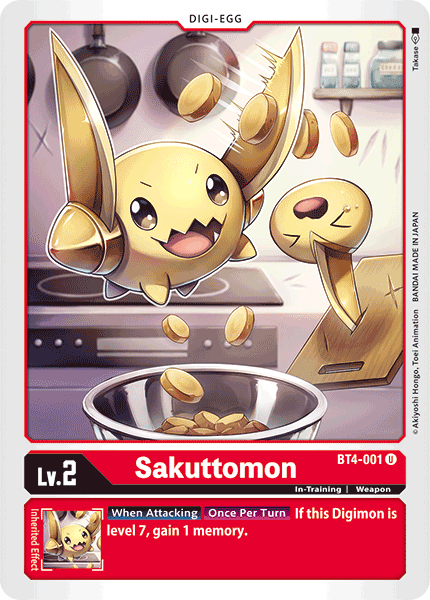 Sakuttomon [BT4-001] [Great Legend] | The Gaming-Verse