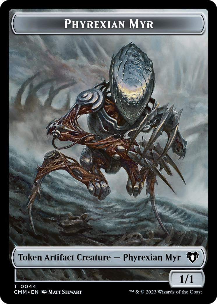 Phyrexian Myr Token [Commander Masters Tokens] | The Gaming-Verse