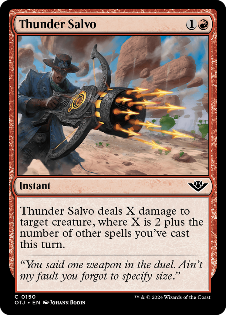 Thunder Salvo [Outlaws of Thunder Junction] | The Gaming-Verse