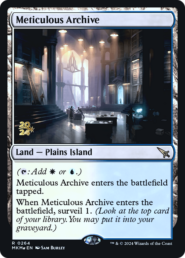 Meticulous Archive [Murders at Karlov Manor Prerelease Promos] | The Gaming-Verse