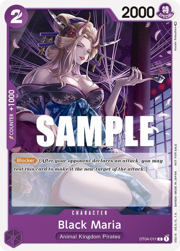 Black Maria (Tournament Pack Vol. 2) [One Piece Promotion Cards] | The Gaming-Verse