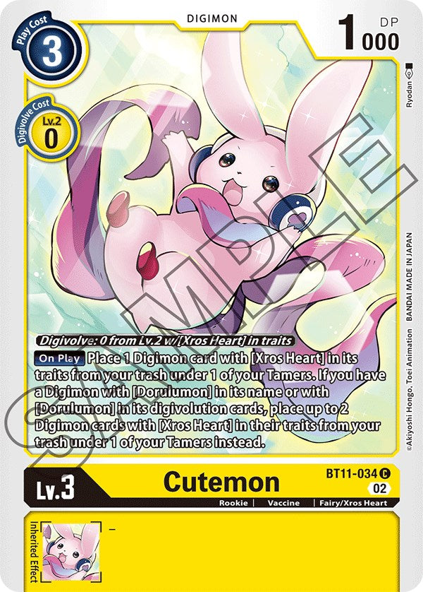 Cutemon [BT11-034] [Dimensional Phase] | The Gaming-Verse