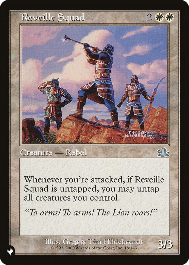 Reveille Squad [The List Reprints] | The Gaming-Verse