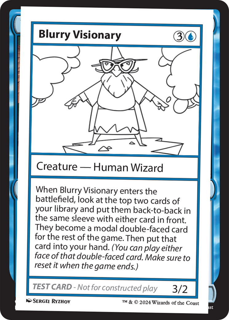 Blurry Visionary [Mystery Booster 2 Playtest Cards] | The Gaming-Verse