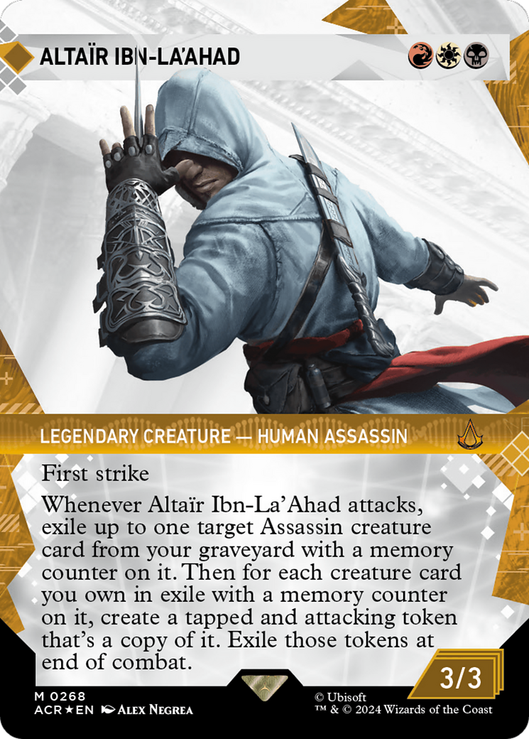 Altair Ibn-La'Ahad (Showcase) (Textured Foil) [Assassin's Creed] | The Gaming-Verse