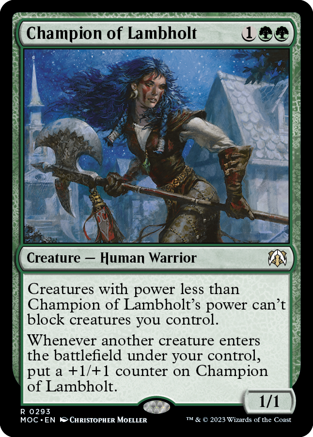 Champion of Lambholt [March of the Machine Commander] | The Gaming-Verse