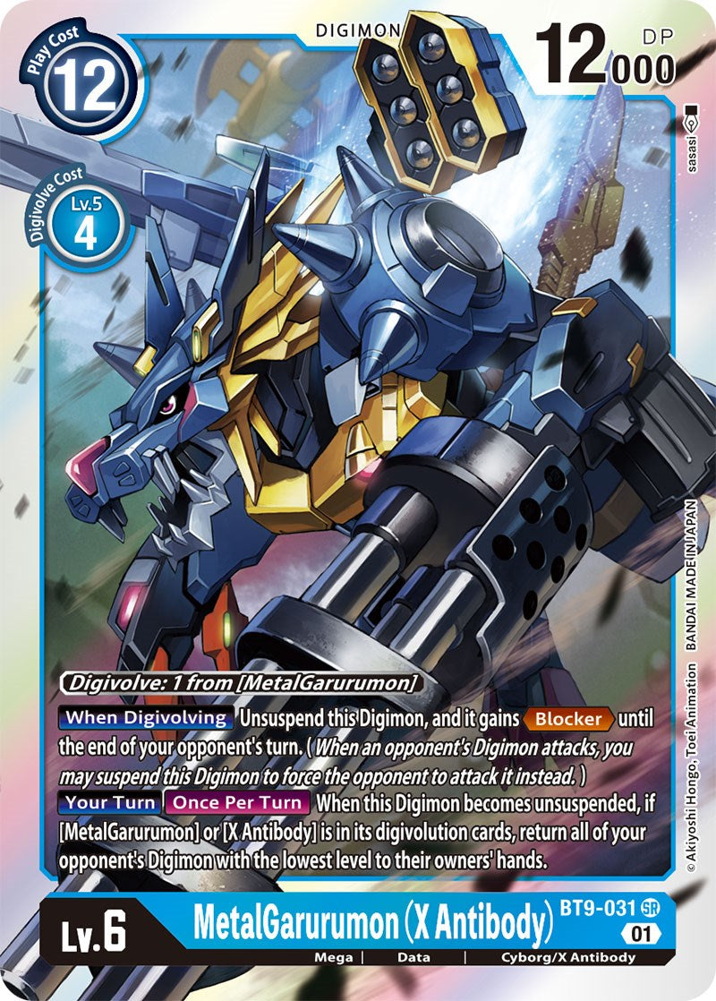 MetalGarurumon (X Antibody) [BT9-031] [X Record] | The Gaming-Verse