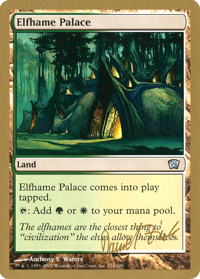 Elfhame Palace (Daniel Zink) [World Championship Decks 2003] | The Gaming-Verse