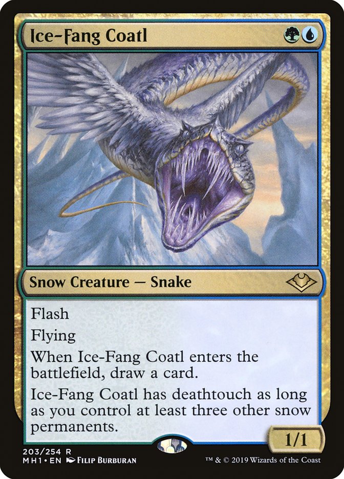 Ice-Fang Coatl [Modern Horizons] | The Gaming-Verse