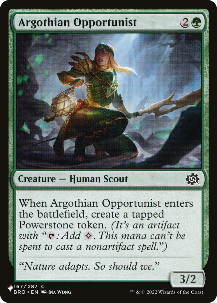 Argothian Opportunist [The List Reprints] | The Gaming-Verse