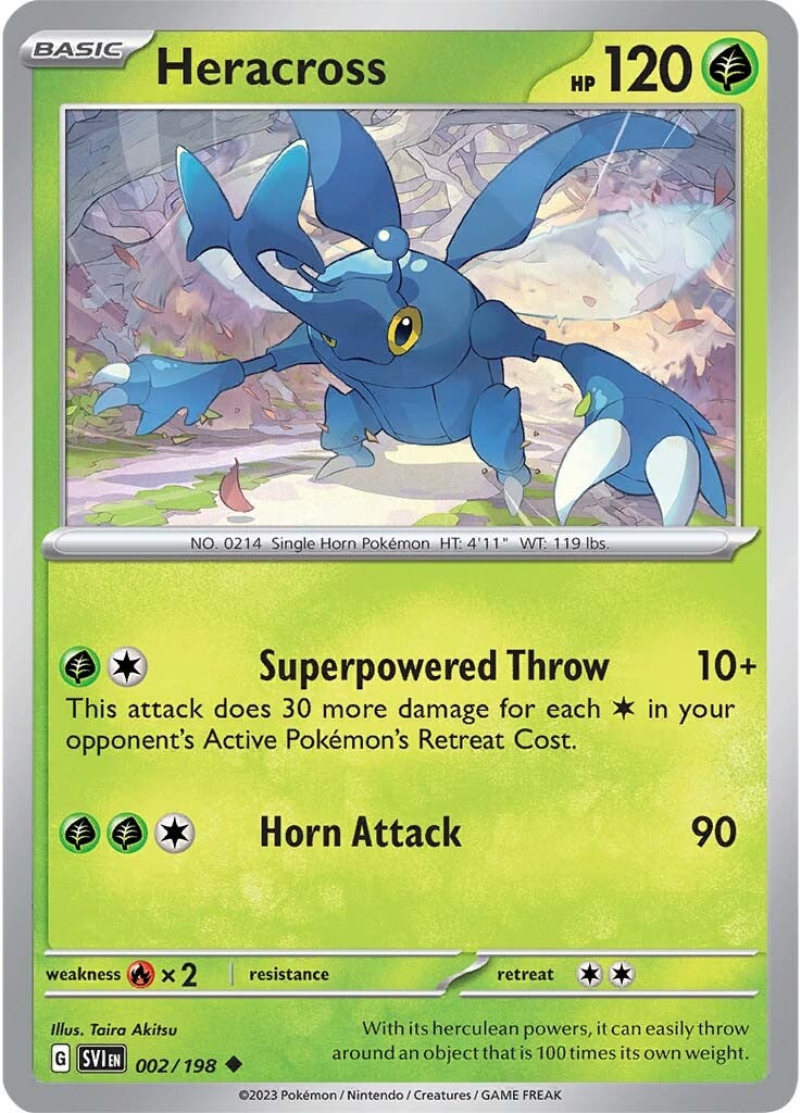 Heracross (002/198) [Scarlet & Violet: Base Set] | The Gaming-Verse