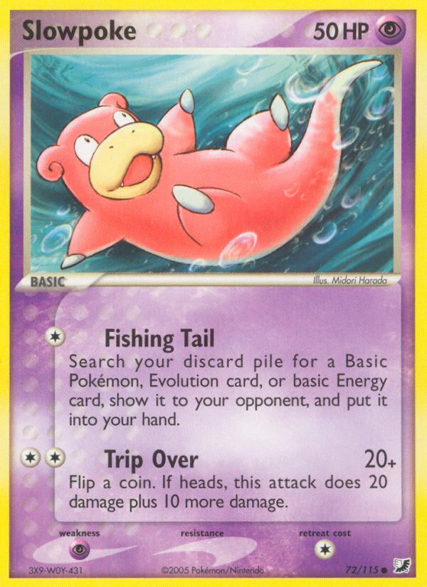 Slowpoke (72/115) [EX: Unseen Forces] | The Gaming-Verse