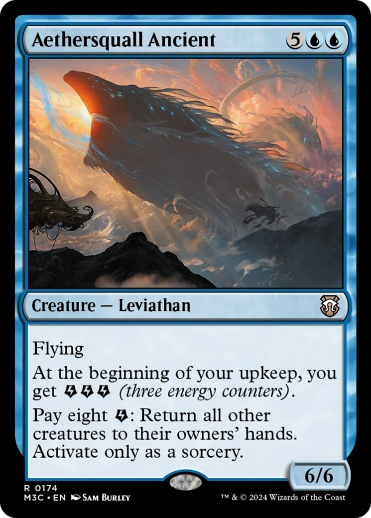 Aethersquall Ancient (Ripple Foil) [Modern Horizons 3 Commander] | The Gaming-Verse