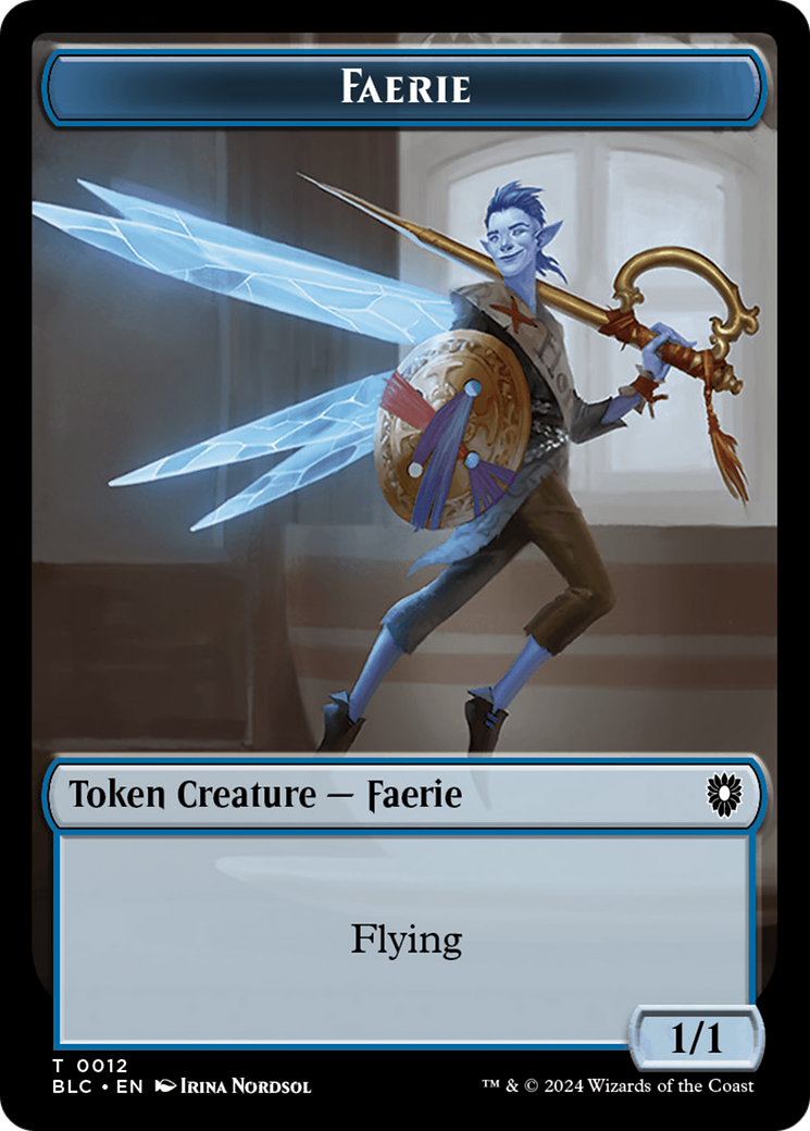 Spirit // Faerie Double-Sided Token [Bloomburrow Commander Tokens] | The Gaming-Verse