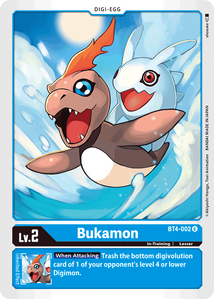 Bukamon [BT4-002] [Great Legend] | The Gaming-Verse