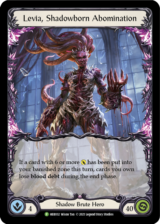 Levia, Shadowborn Abomination [HER032] (Promo)  Cold Foil | The Gaming-Verse