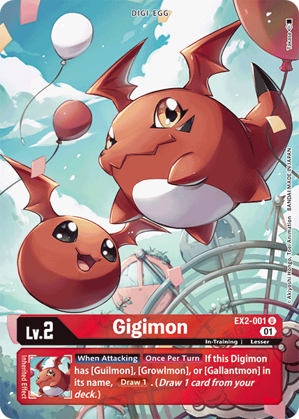 Gigimon [EX2-001] (Alternate Art) [Digital Hazard] | The Gaming-Verse