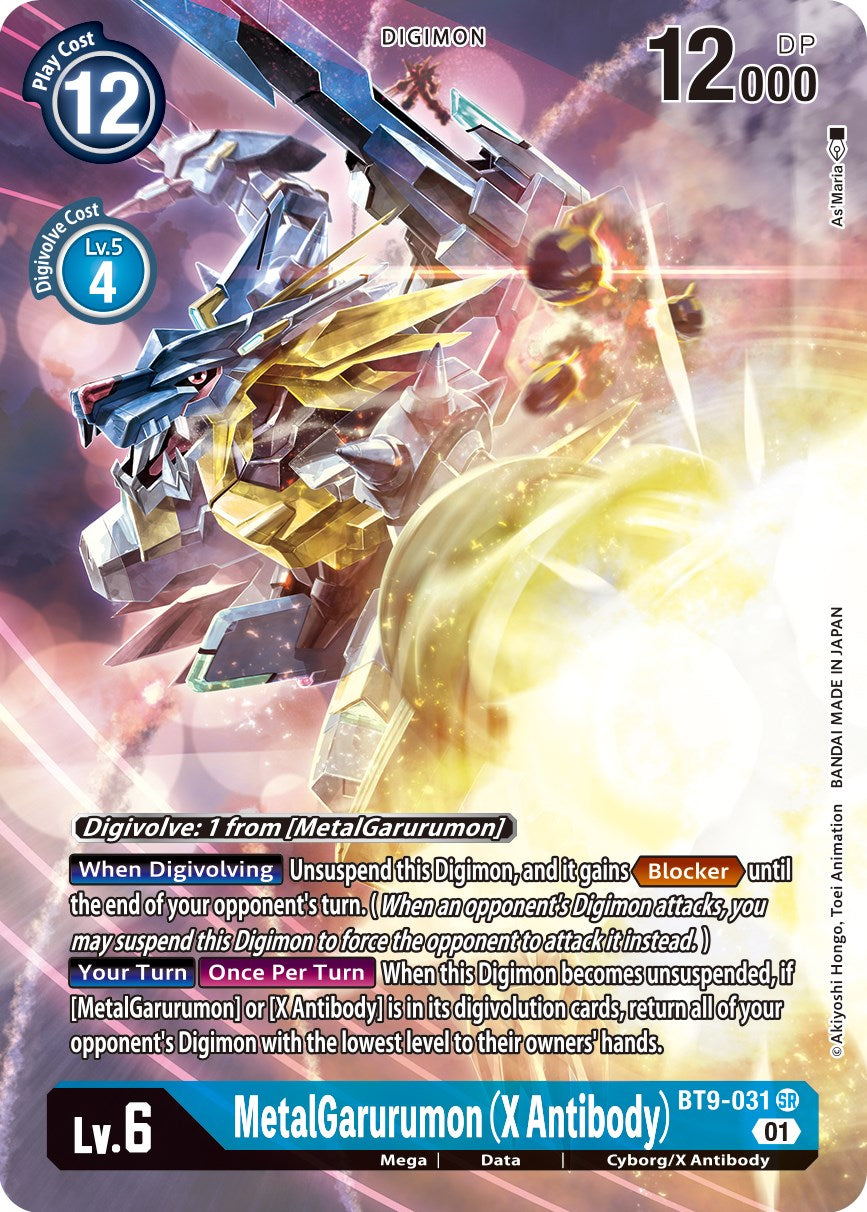 MetalGarurumon (X Antibody) [BT9-031] (Alternate Art) [X Record] | The Gaming-Verse