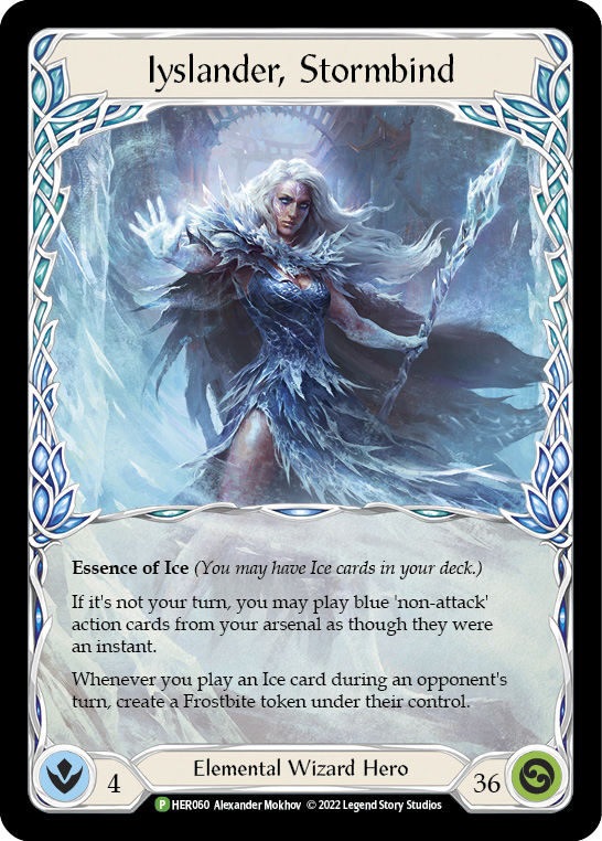 Iyslander, Stormbind [HER060] (Promo)  Cold Foil | The Gaming-Verse