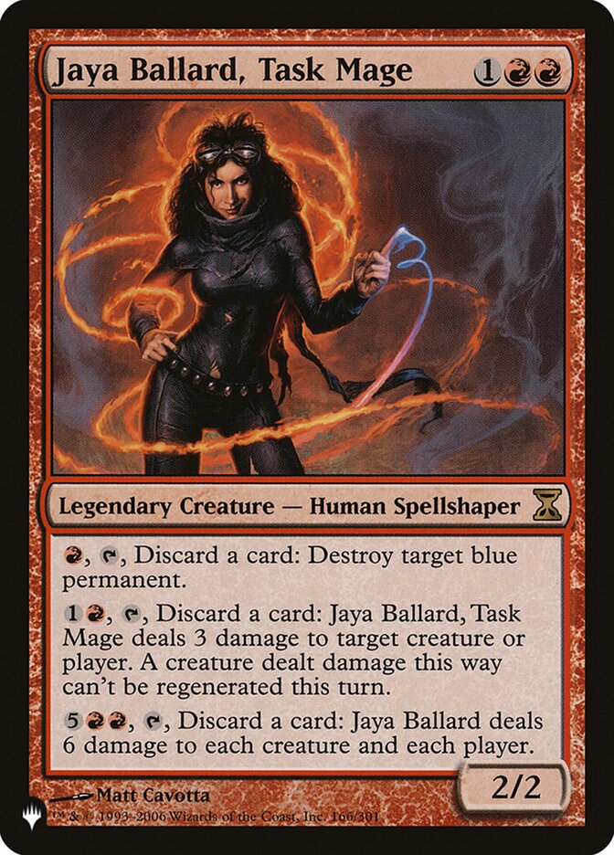 Jaya Ballard, Task Mage [The List] | The Gaming-Verse