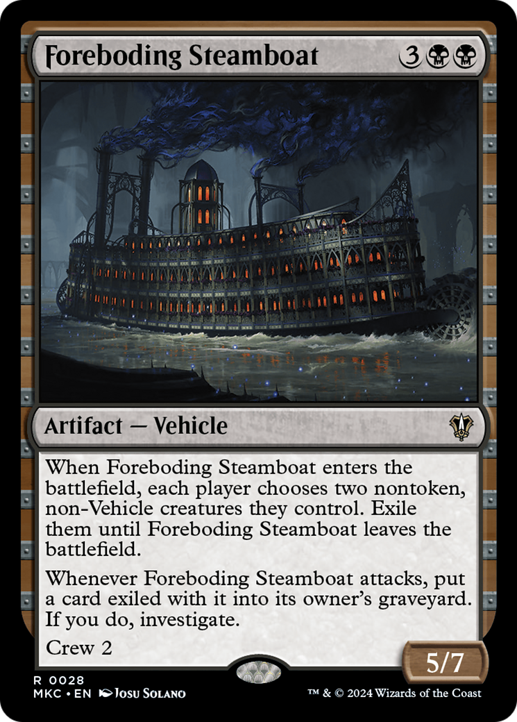 Foreboding Steamboat [Murders at Karlov Manor Commander] | The Gaming-Verse