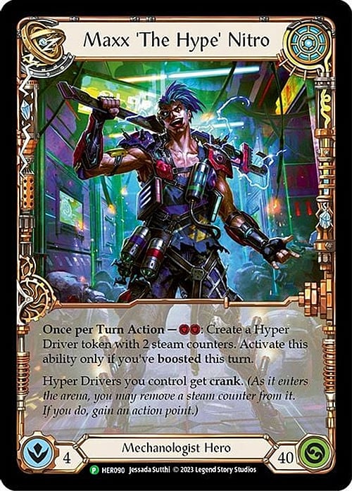 Maxx 'The Hype' Nitro [HER090] (Promo)  Cold Foil | The Gaming-Verse