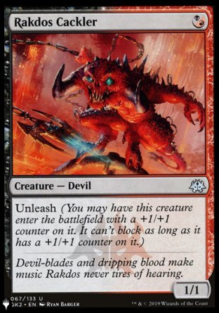 Rakdos Cackler [The List] | The Gaming-Verse