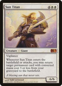 Sun Titan (M11) [Oversize Cards] | The Gaming-Verse