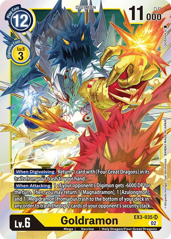 Goldramon [EX3-035] [Draconic Roar] | The Gaming-Verse