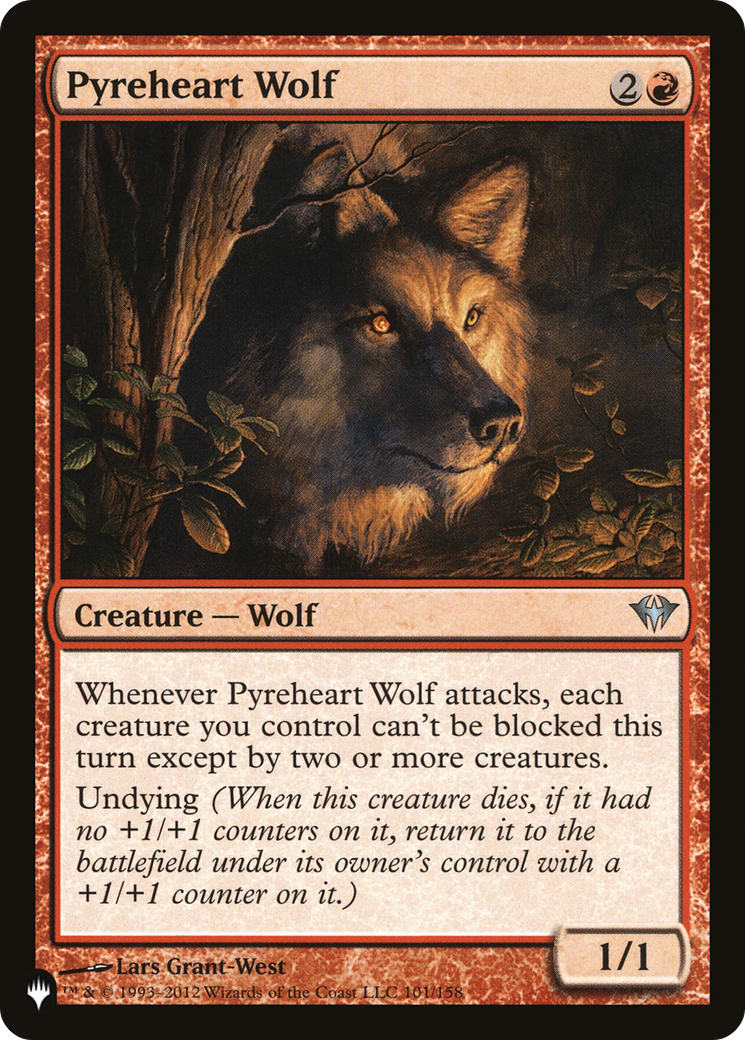 Pyreheart Wolf [The List Reprints] | The Gaming-Verse