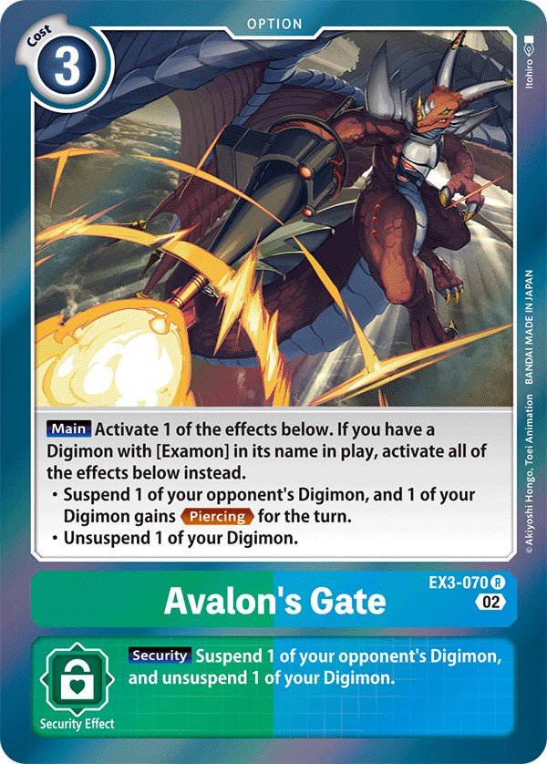 Avalon's Gate [EX3-070] [Draconic Roar] | The Gaming-Verse