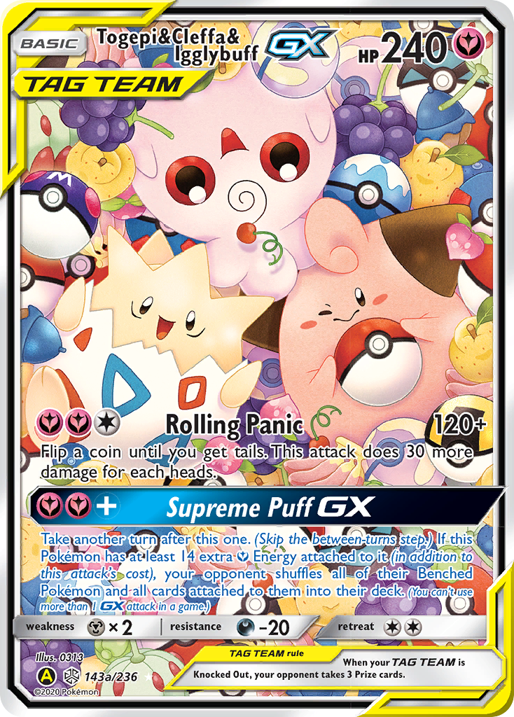 Togepi & Cleffa & Igglybuff GX (143a/236) [Alternate Art Promos] | The Gaming-Verse