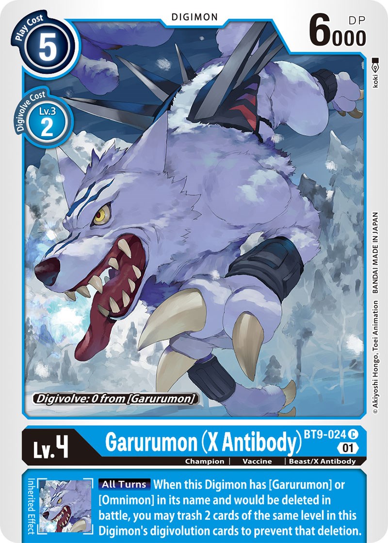 Garurumon (X Antibody) [BT9-024] [X Record] | The Gaming-Verse