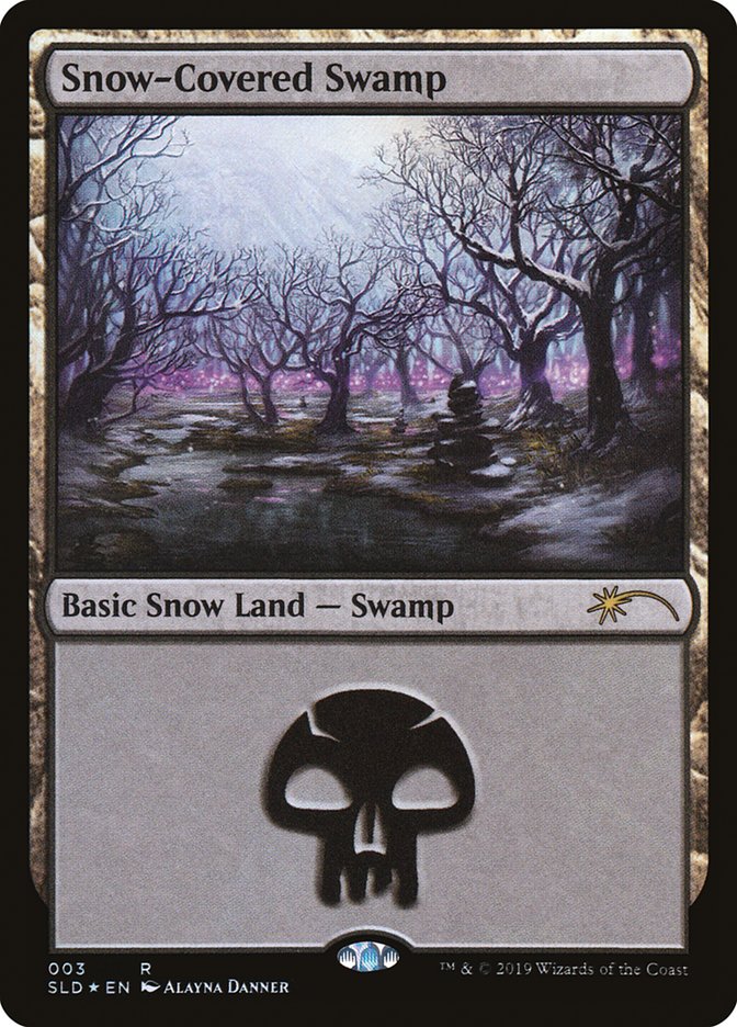 Snow-Covered Swamp (003) [Secret Lair Drop Series] | The Gaming-Verse