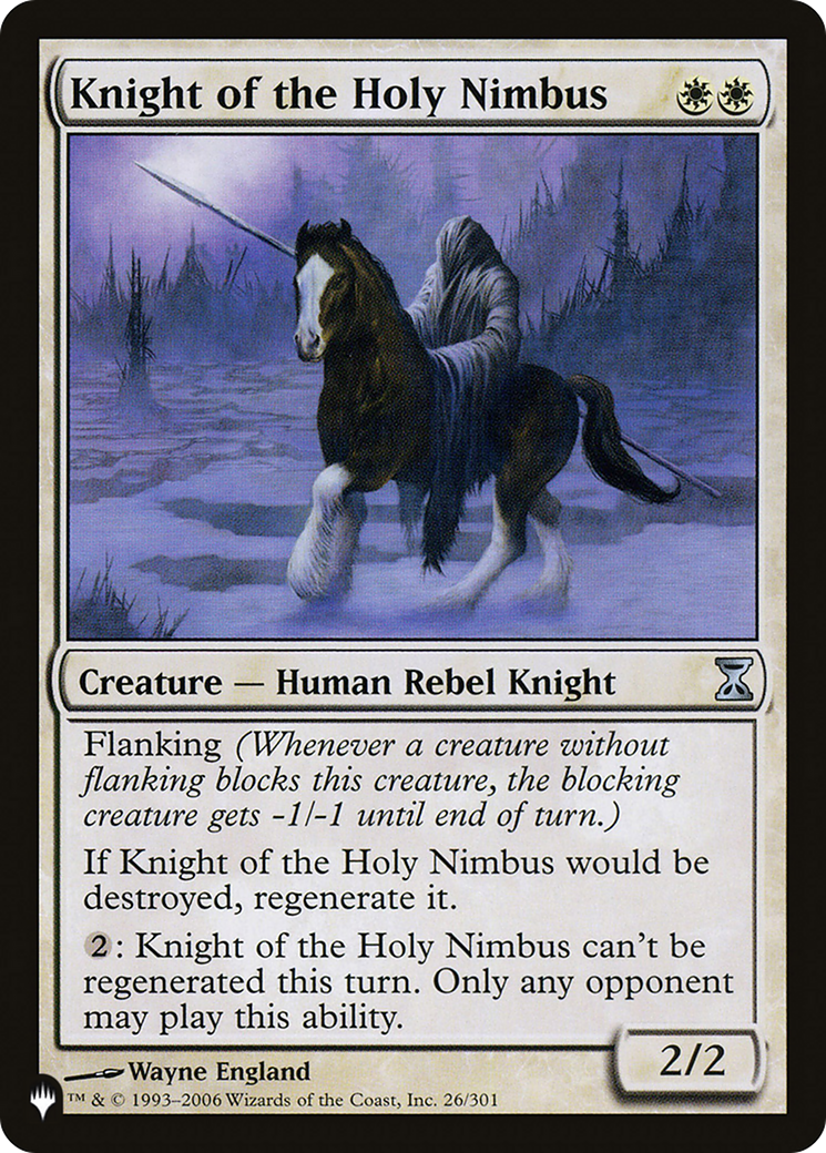 Knight of the Holy Nimbus [The List Reprints] | The Gaming-Verse