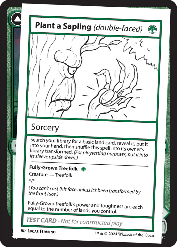 Plant a Sapling (double-faced) [Mystery Booster 2 Playtest Cards] | The Gaming-Verse