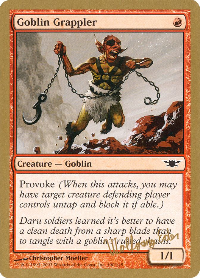 Goblin Grappler (Wolfgang Eder) [World Championship Decks 2003] | The Gaming-Verse