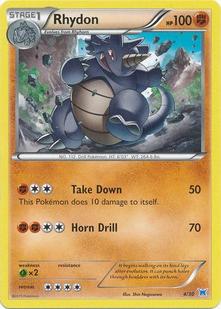 Rhydon (4/30) [XY: Trainer Kit 2 - Latios] | The Gaming-Verse