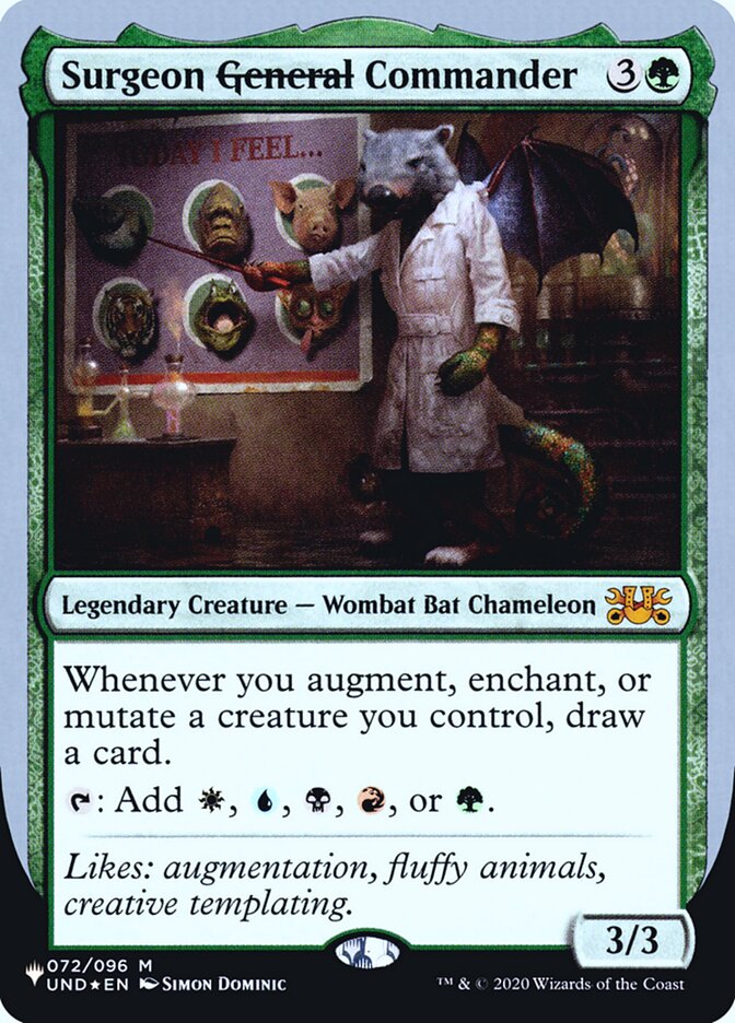 Surgeon General Commander (Unfinity Foil Edition) [The List] | The Gaming-Verse