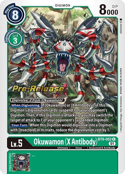 Okuwamon (X Antibody) [BT9-052] [X Record Pre-Release Promos] | The Gaming-Verse