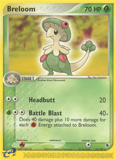 Breloom (16/109) [EX: Ruby & Sapphire] | The Gaming-Verse